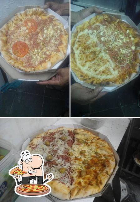 Peça diversos variedades de pizza