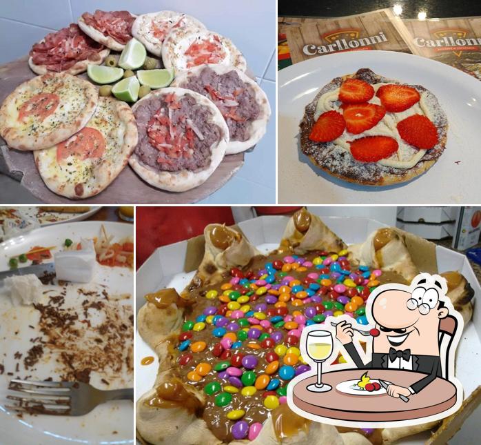 Comida em Carllonni Pizzariaa