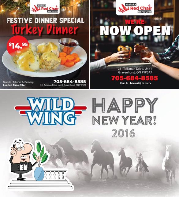 Muskoka Red Chair Bar & Grill in Gravenhurst Restaurant menu and reviews