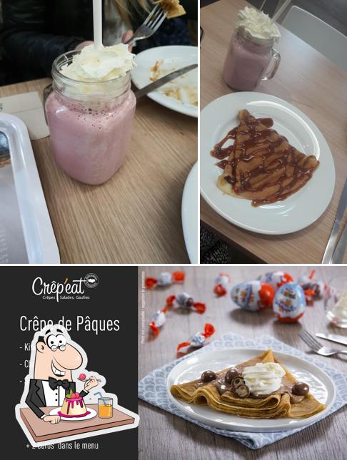 Crêp'eat Rivetoile offre un nombre de plats sucrés