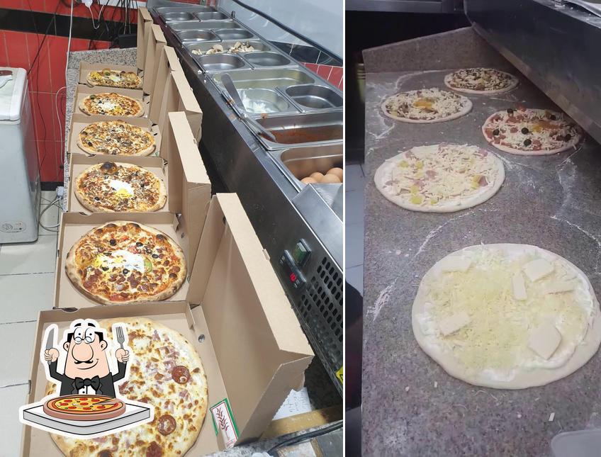 Commandez des pizzas à Les 4b