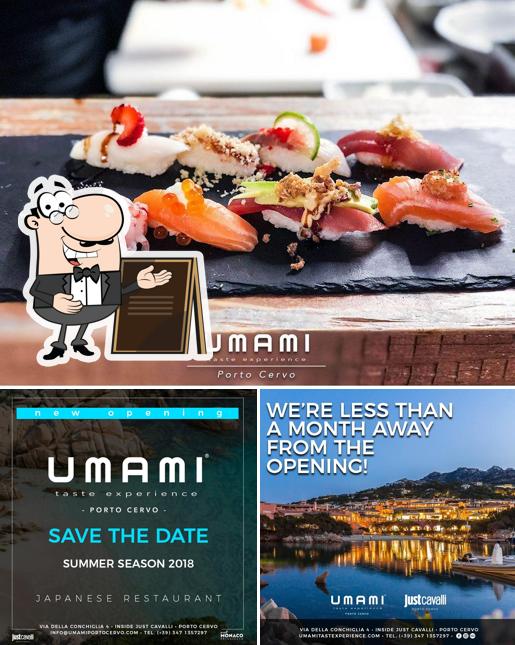 Voici la photo représentant la extérieur et sushi sur UMAMI Porto Cervo