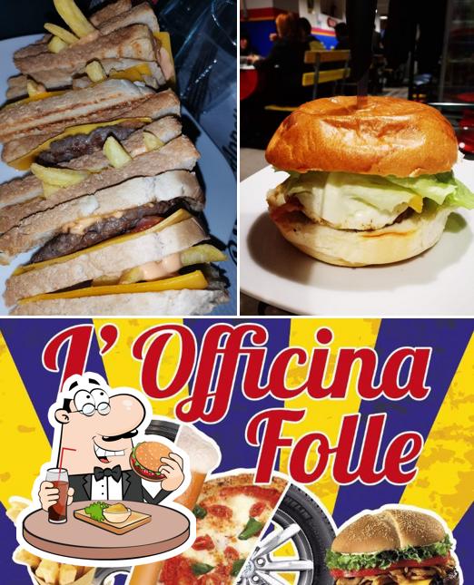 Gli hamburger di L 'Officina Folle potranno soddisfare i gusti di molti
