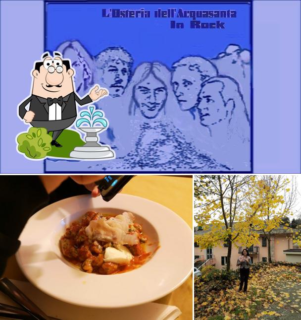 Goditi la vista dagli esterni di Osteria Dell'Acquasanta