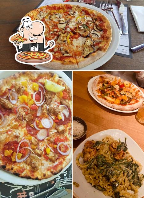 Try out pizza at Beviamo Wiesbaden