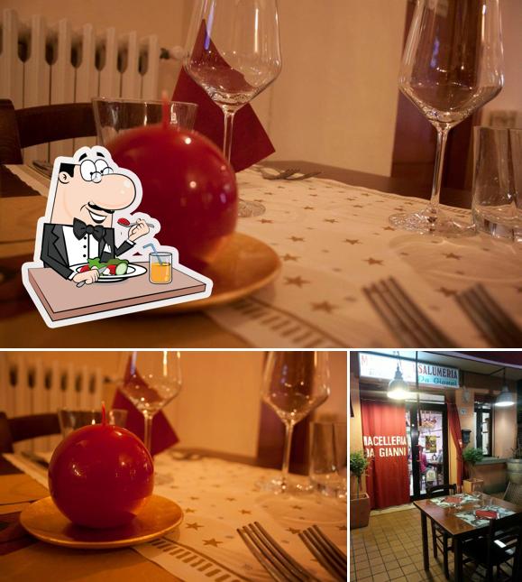 Voici la photo représentant la nourriture et intérieur sur Brasserie Da Gianni