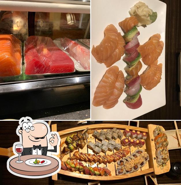 Comida en Genki Restaurant & Sushi Bar