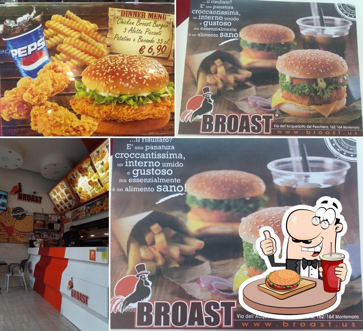 Prenditi un hamburger a Broast