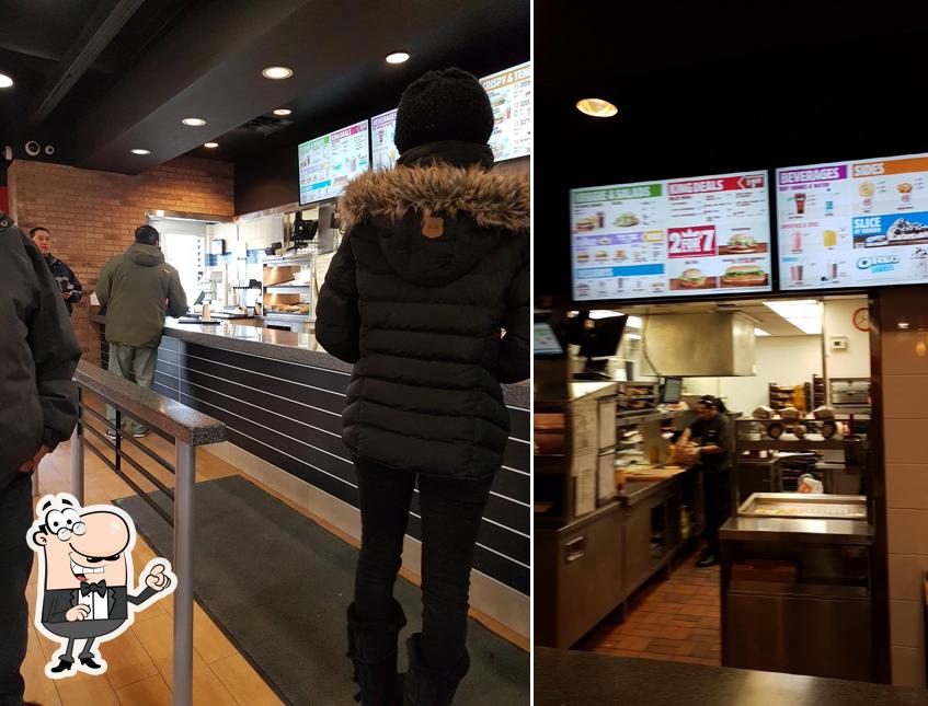 L'intérieur de Burger King