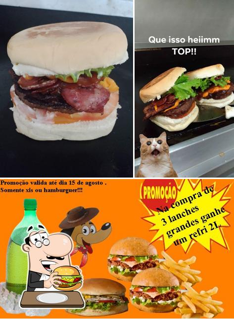 Consiga um hambúrguer no Dog e Burguer do Xiru