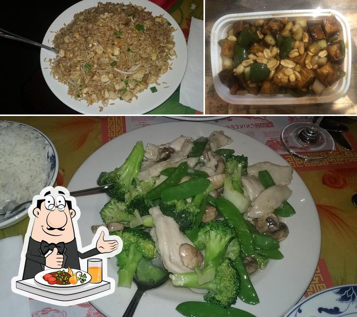 Food at Red Dragon Chinese Restaurant