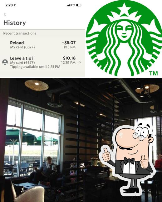 Look at the image of Starbucks