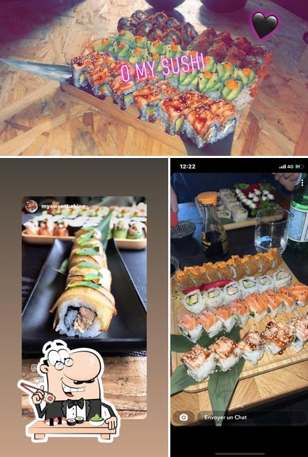 Prenez de nombreuses options de sushi