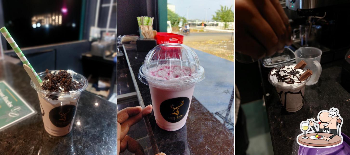 Food at Street bucks cafe