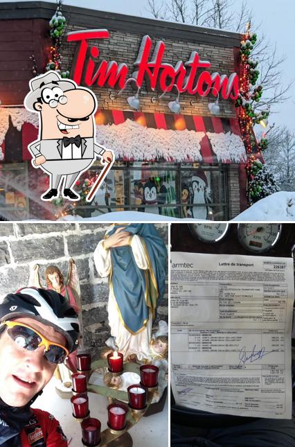 L'extérieur de Tim Hortons