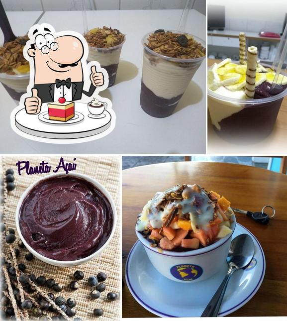 Planeta Açaí - Campinho oferece uma escolha de pratos doces