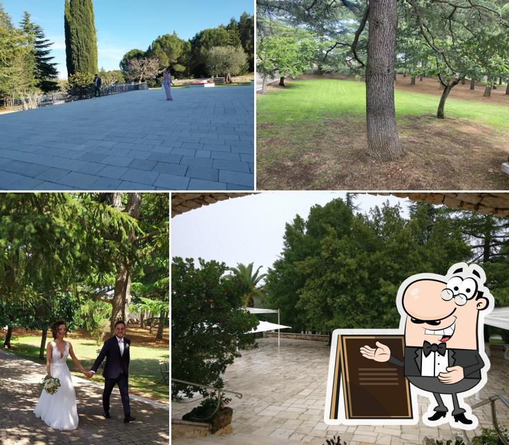 Gli esterni di Tenuta La Vallonea sala ricevimenti