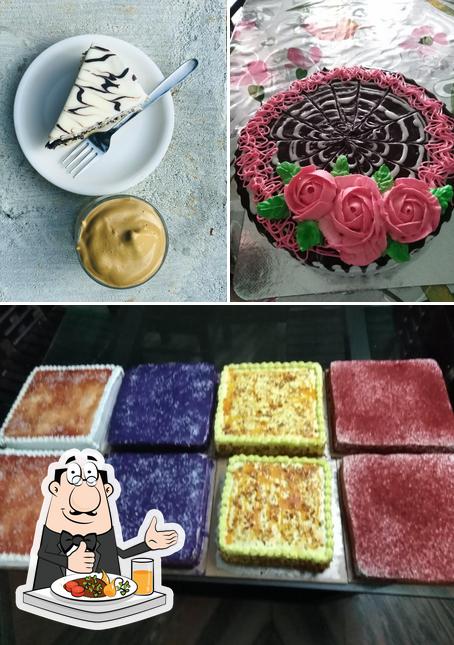 Food at she bakes cake's