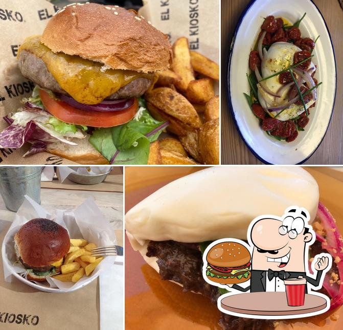 Try out a burger at El Kiosko El Cantizal
