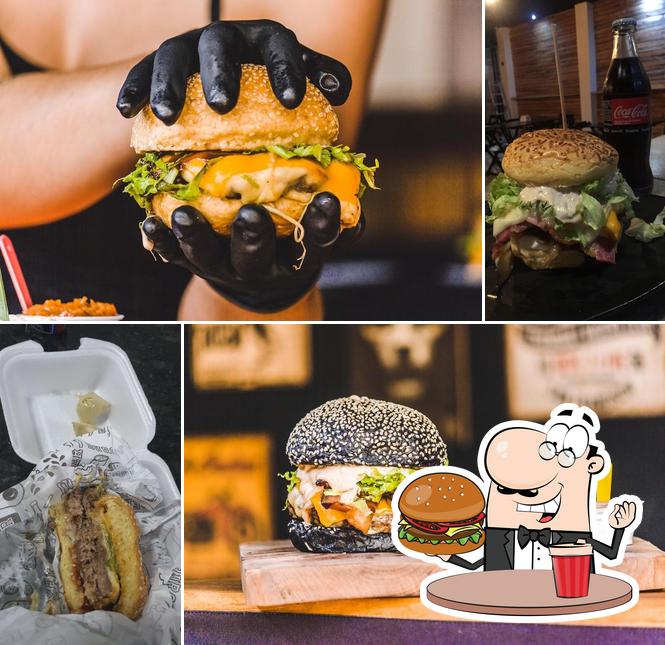 Consiga um hambúrguer no Black Box Burger