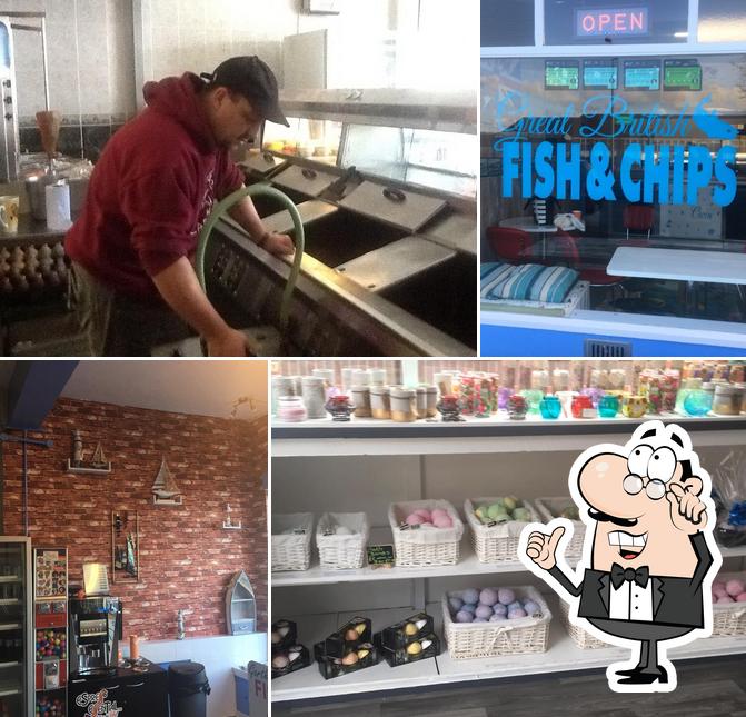 El interior de Garth owen fish bar