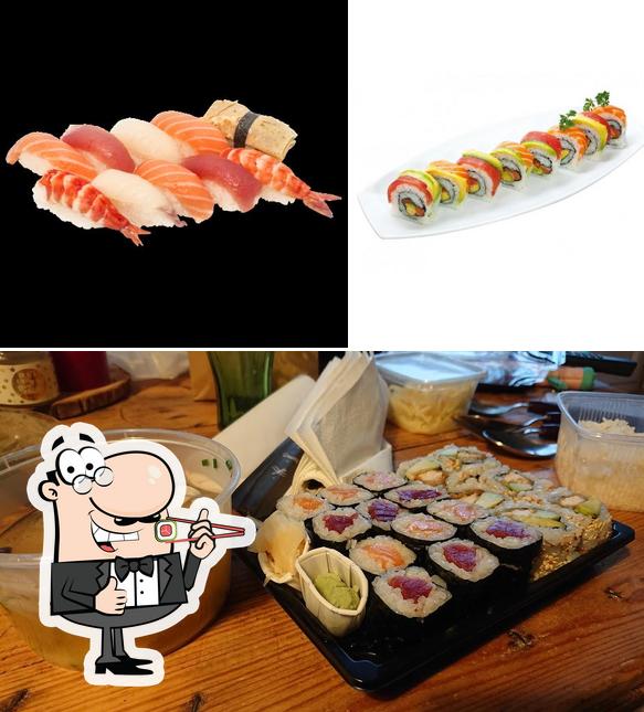 Essayez de nombreuses options de sushi