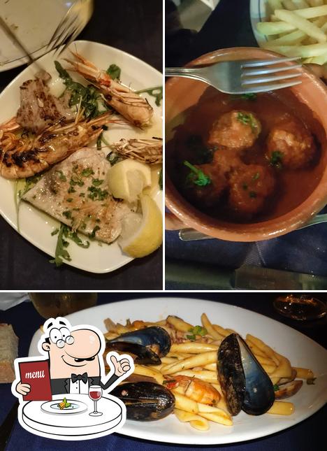 Comida en Osteria Del Pescatore