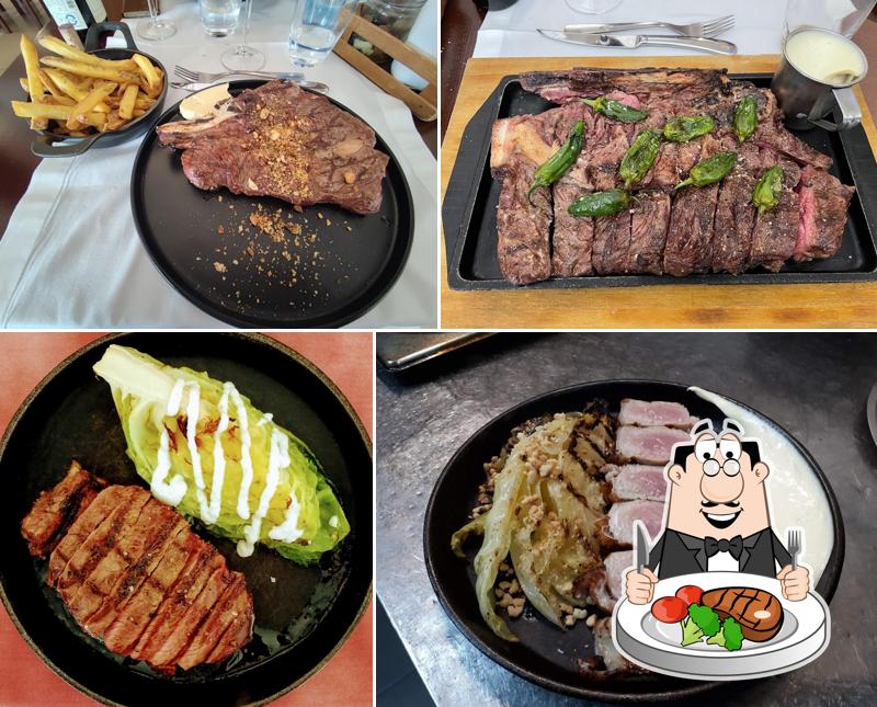 Закажите блюда из мяса в "Restaurante e Residencial Aliança"