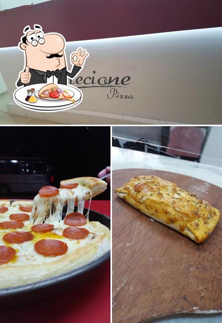 Escolha diferentes tipos de pizza