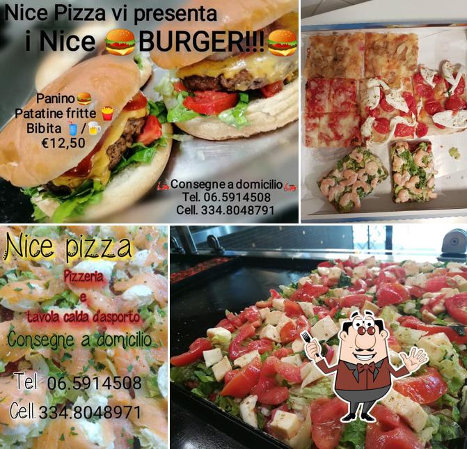 Food at Nice Pizza e