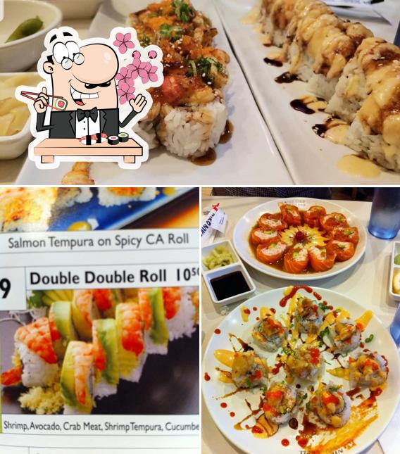 Get various sushi options