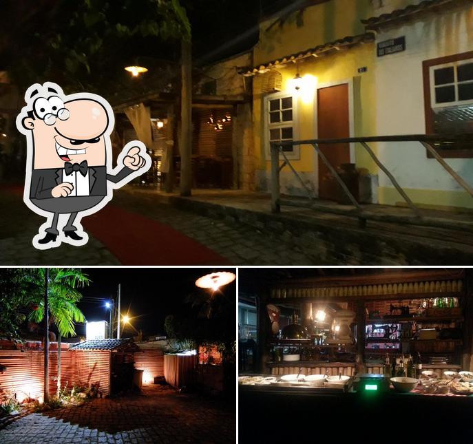 A foto da exterior e balcão de bar no PapaleTutte