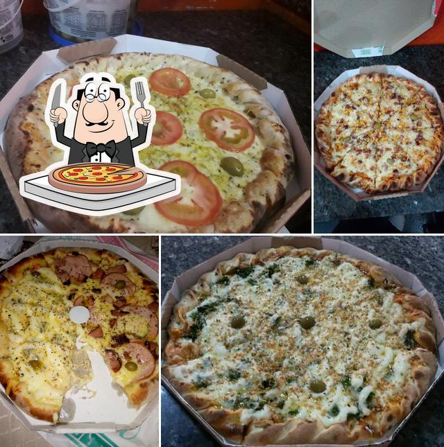 Experimente pizza no Pizzaria Princesa do Leblon