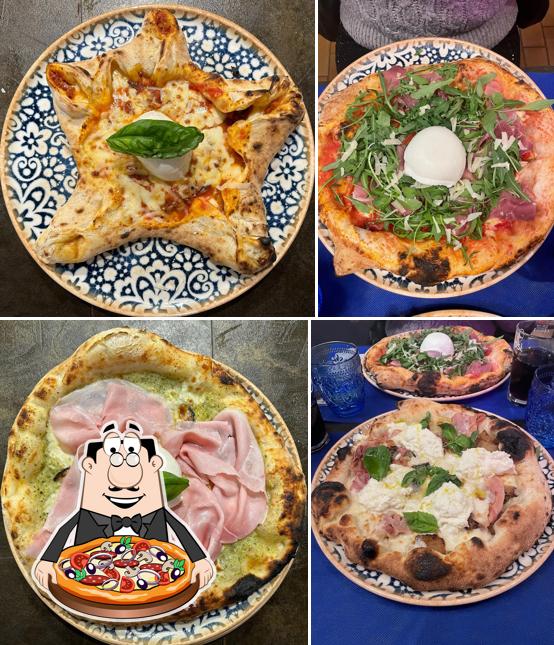 Essayez de nombreux types de pizzas