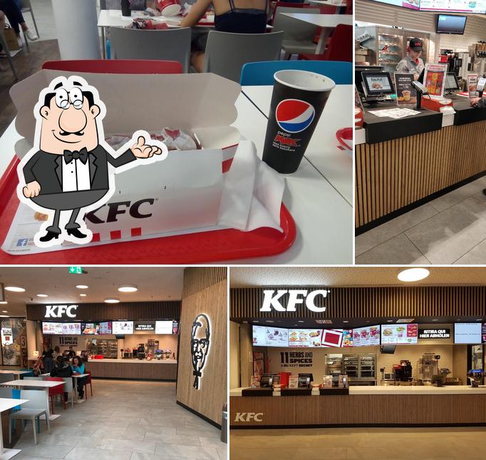 Gli interni di KFC