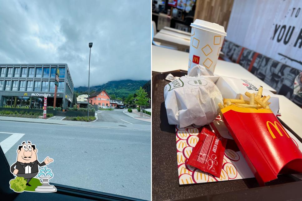 L'extérieur de McDonald's Vaduz