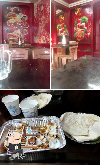 The picture of Red Chillies’s interior and dessert