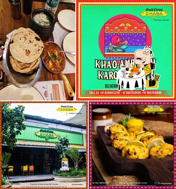 Food at Good News Dhaba