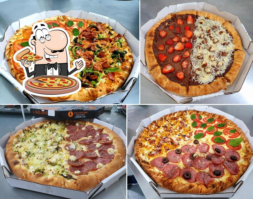 Experimente diferentes variedades de pizza