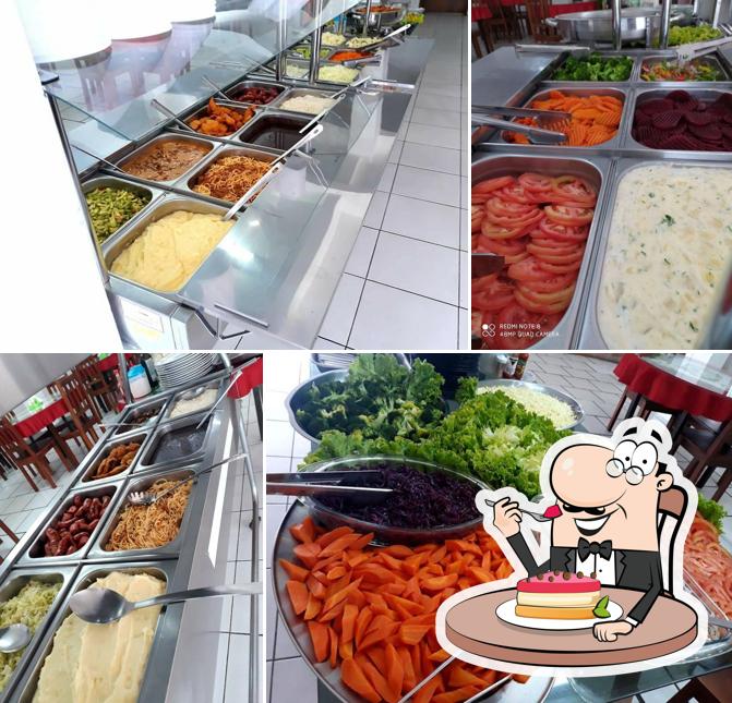 Buffet e Marmitas Sabor de Casa Itapema provê uma escolha de pratos doces