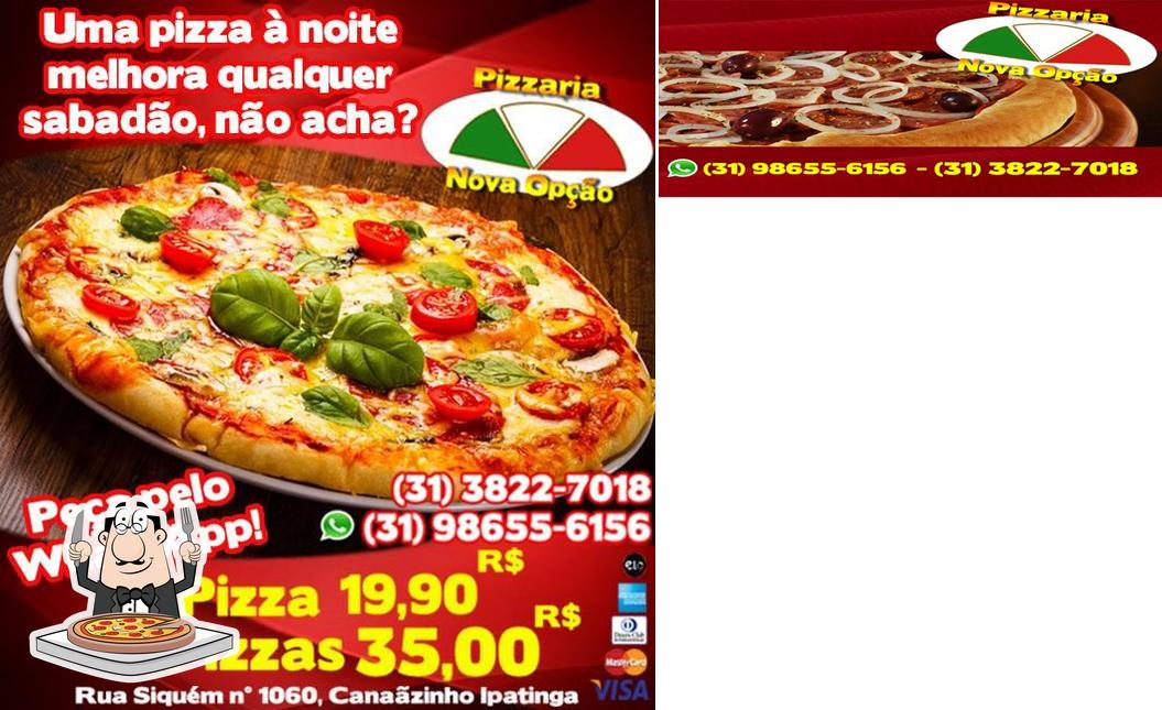 Consiga diferentes variedades de pizza