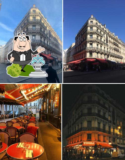 Vous pouvez prendre un bol d'air frais dans l'espace ouvert de Tivoli