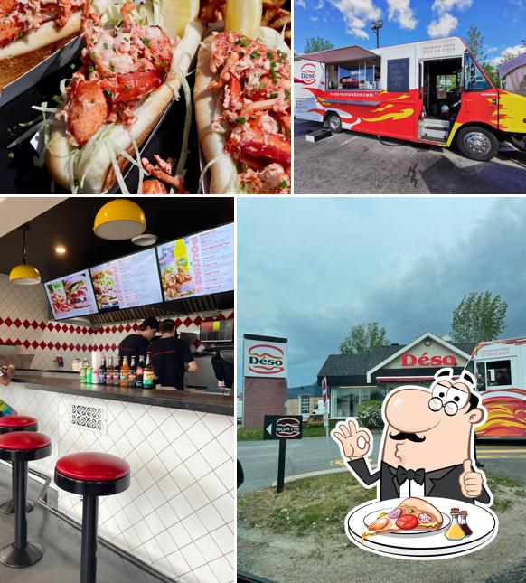 Essayez des pizzas à Deso Burger & food truck