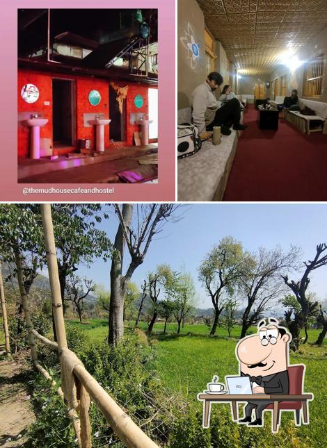 The photo of interior and exterior at The Mudhouse Cafe & Hostel