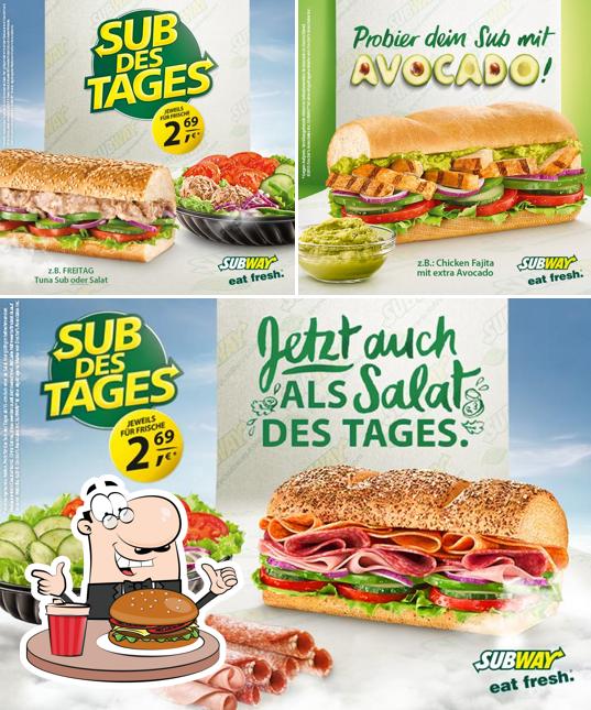 Commandez un hamburger à Subway