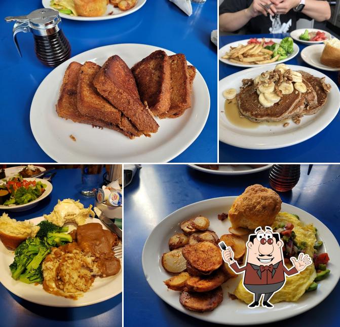 Food at Monty's Blue Plate Diner