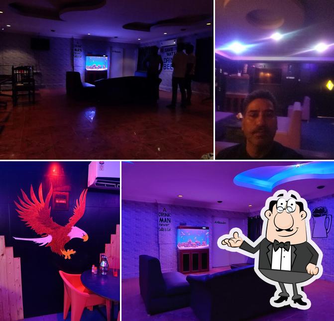 Check out how Eagle Bar looks inside