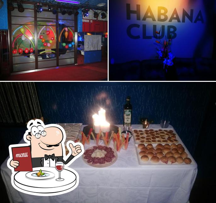 В Habana night club есть еда, внутреннее оформление и многое другое