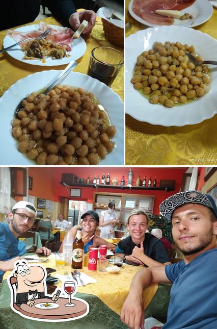 Dai un’occhiata alla foto che presenta la cibo e interni di Trattoria del Gusto ~ La Cantina di Pontecorvo