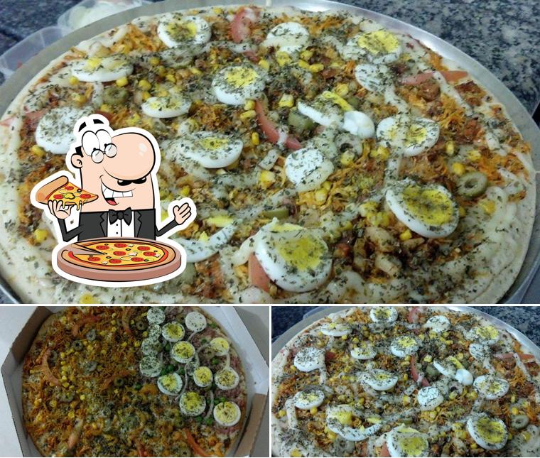 Consiga diferentes tipos de pizza